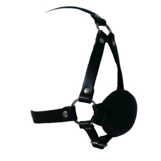 Leder-Harness mit Beißsackknebel