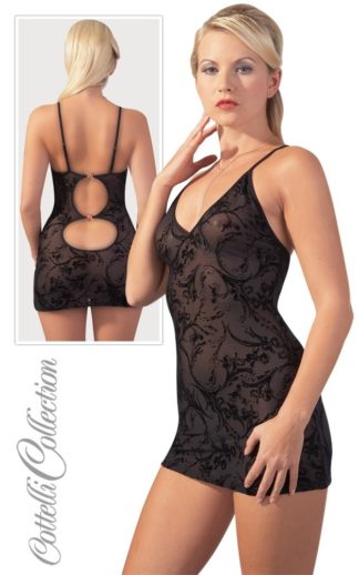 Kleid Flockprint