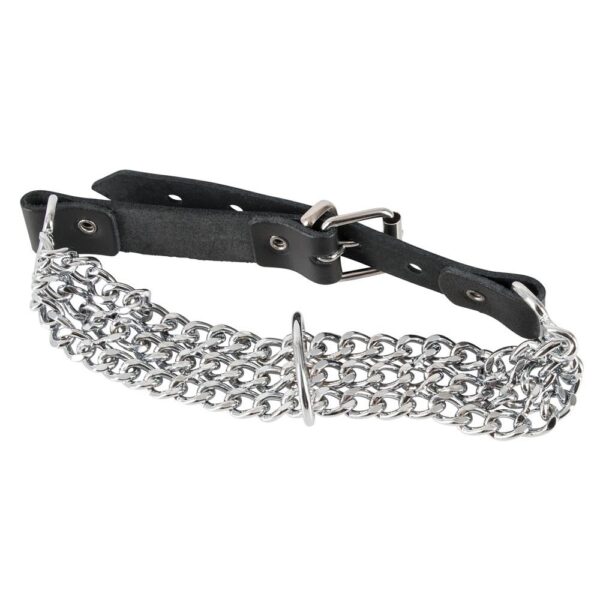 Leder Halsfessel Kette