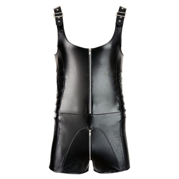 Lederimitat Herren Overall