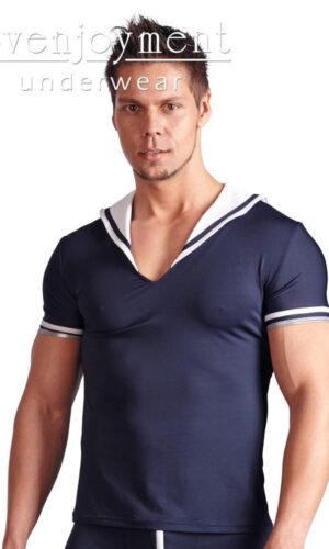 Herren-Shirt Matrosen-Look