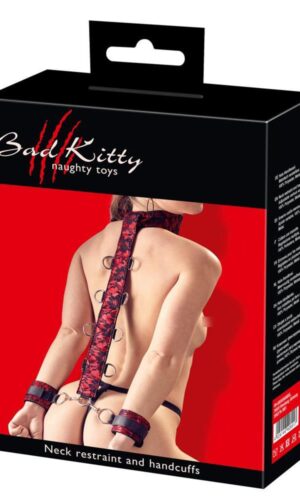 Bad Kitty Halsfessel mit Handfesseln