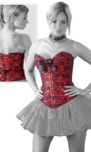 Corsage “rot/schwarz”