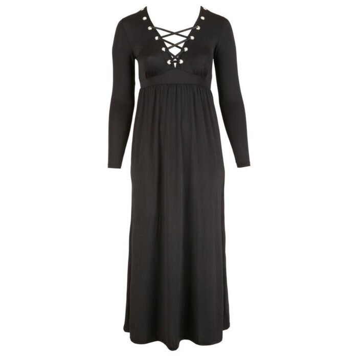Kleid lang schwarz