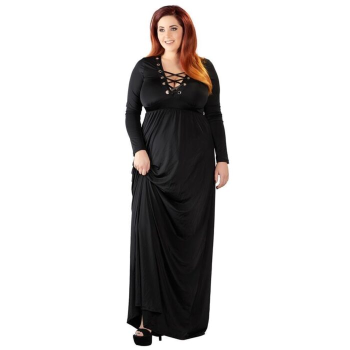 Kleid lang schwarz