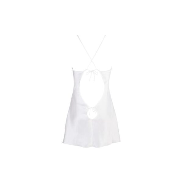 Satin Neglige weiß