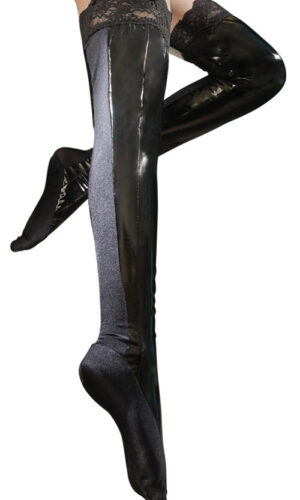 Lack-Bettstiefel Spitze L/XL