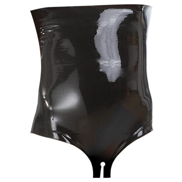 Latex Taillenslip schwarz