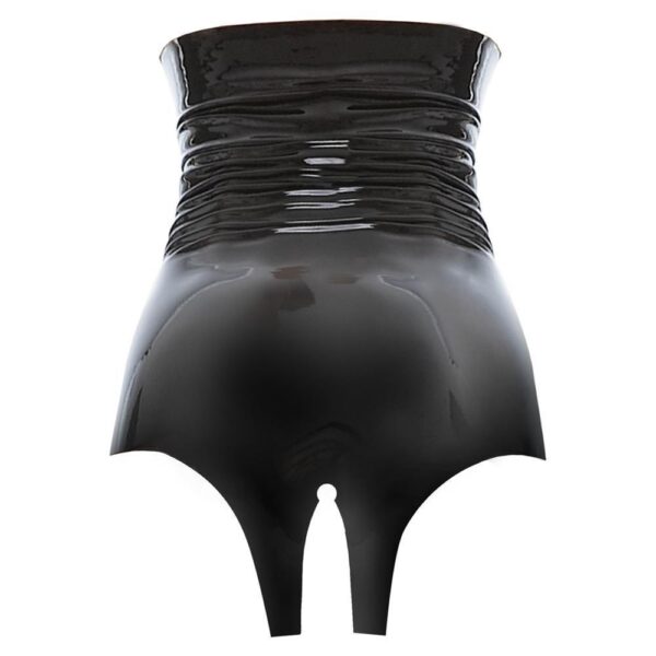 Latex Taillenslip schwarz