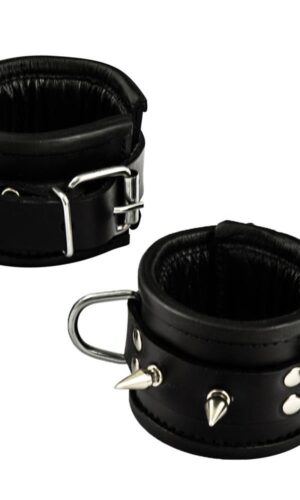 Leder-Handfesseln Spikes