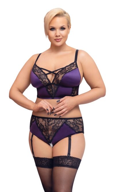 BH Set lila/schwarz BH Set lila/schwarz